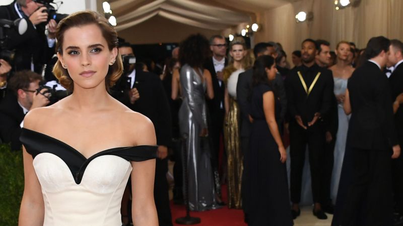 Emma Watson dons dress made of this | CNN