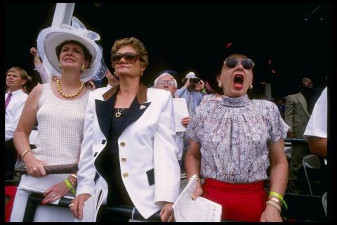 "The style in the infield is relaxed, with women wearing cool sundresses, cotton skirts, or more frequently shorts," said the <a href="https://www.kentuckyderby.com/history/fashion/1990s" target="_blank" target="_blank">Derby website </a>of 1990s styles.