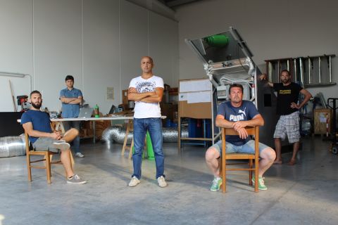 The team behind Watly hopes the machine will bring much needed aid in the development of these areas."This is an infrastructure solution for people without access to three fundamental pillars of civilization," says Watly founder Marco Attisani (center). "We are (taking) people to the heart of the 21st century." 