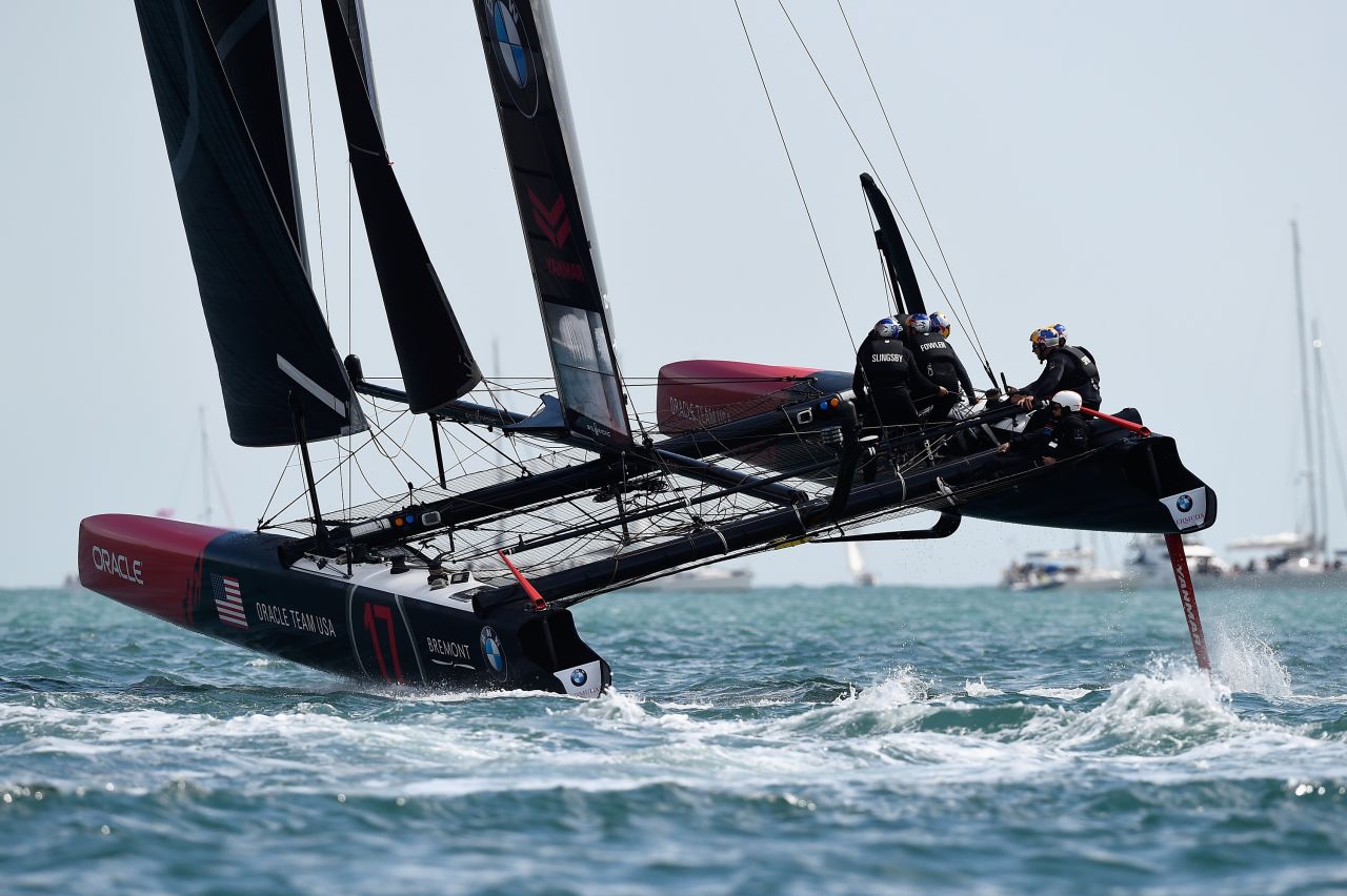 Formed in 2000, the American team is seeking to win its third successive America's Cup, having triumphed in 2010 and 2013. 