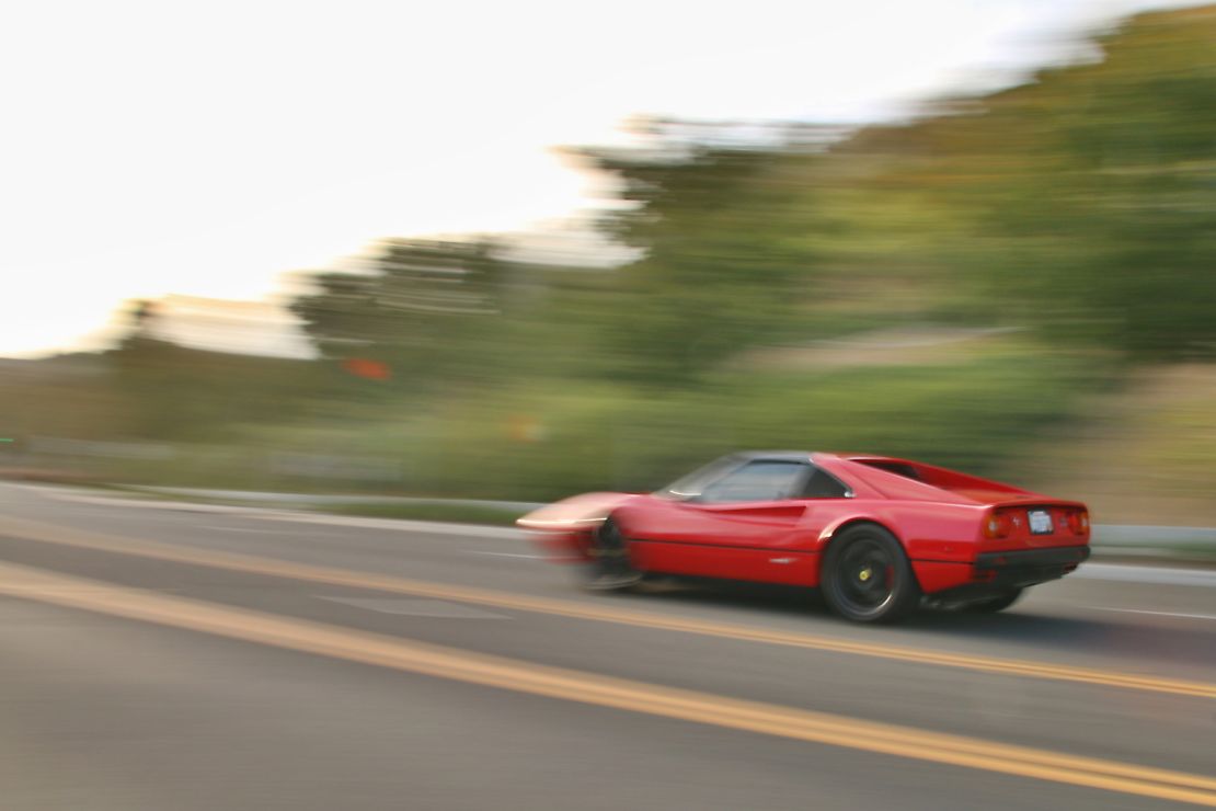 The "308 GTE" was 10 seconds faster than the classic gas sports car.