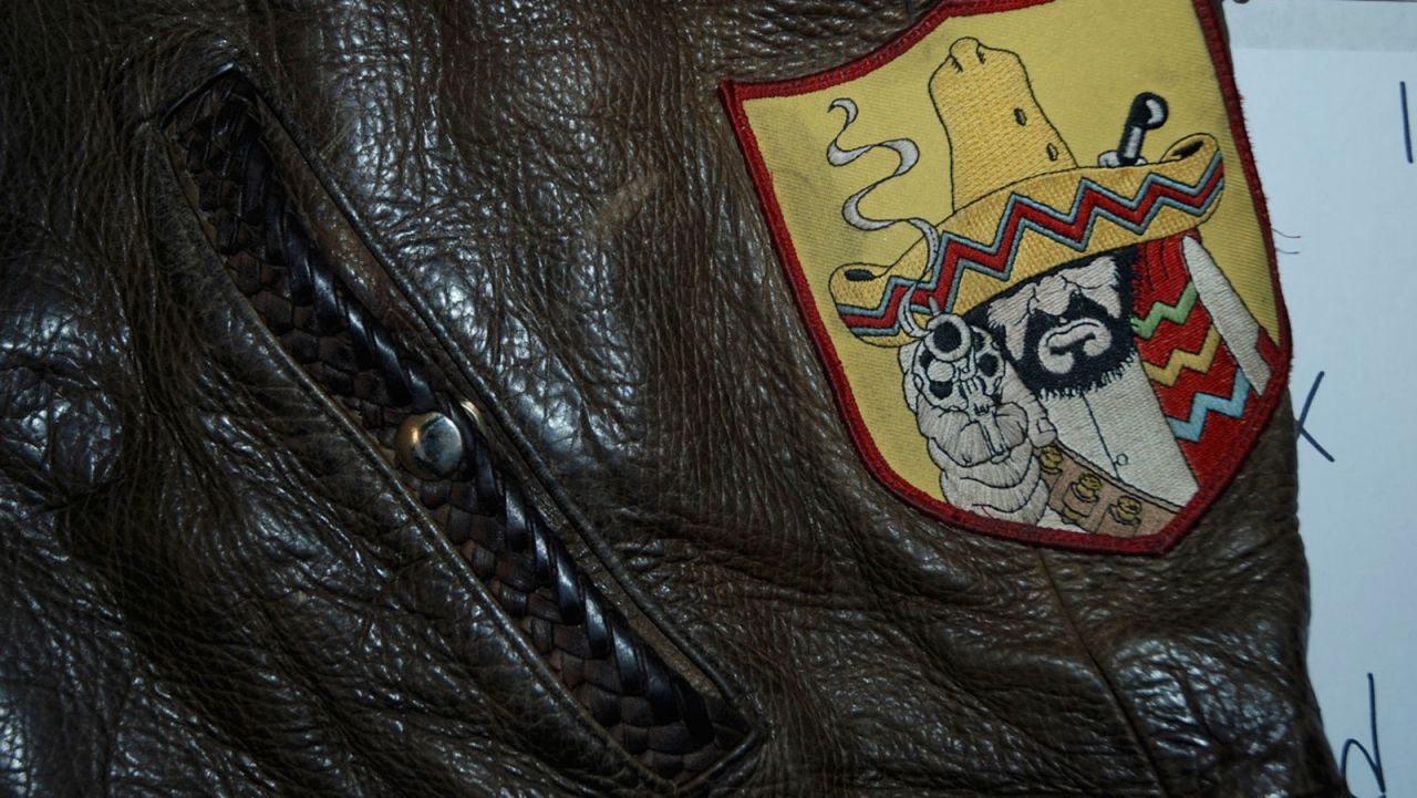 This is one of the Bandidos patches from the thousands of evidence photos taken from Twin Peaks. The Bandidos are the biggest motorcycle clubs in Texas, with around 400 members.   