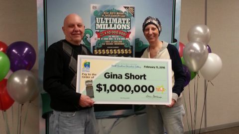 Len and Gina Short won $1 million three months ago.