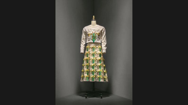Dress by Christopher Kane, Spring-Summer 2014 prêt-à-porter collection.