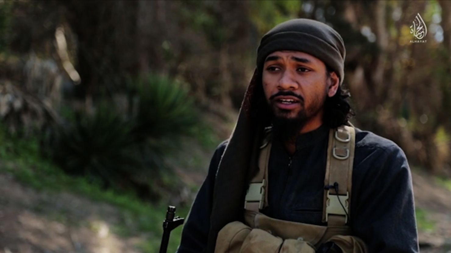 Neil Prakash speaks in a promotional video for ISIS.