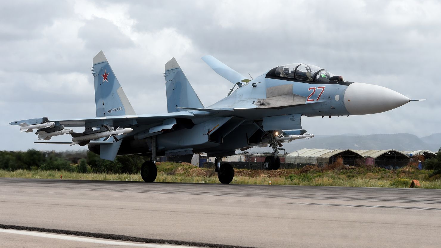 Russian Sukhoi Su-35 bomber