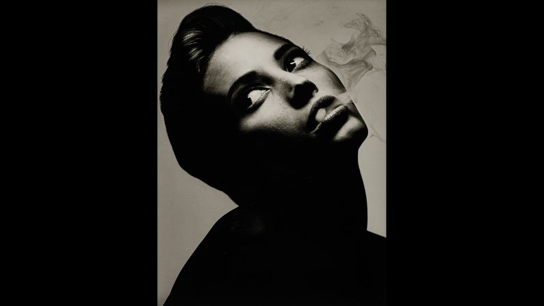 134 famous fashion photographs were featured in the auction. 