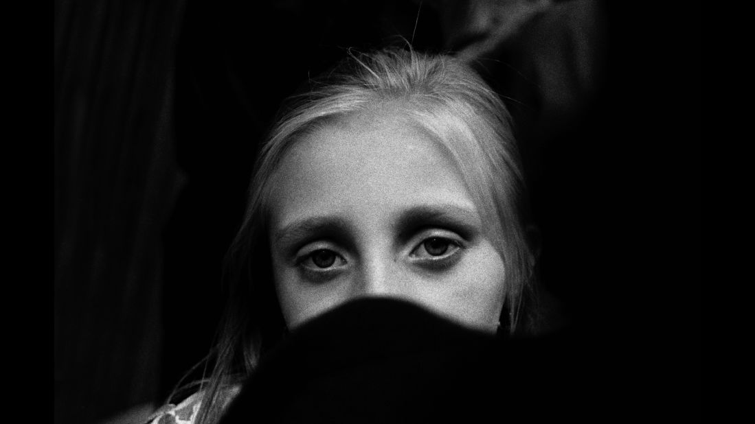 Battaglia's photos also include young girls and Sicilian women who give her hope.