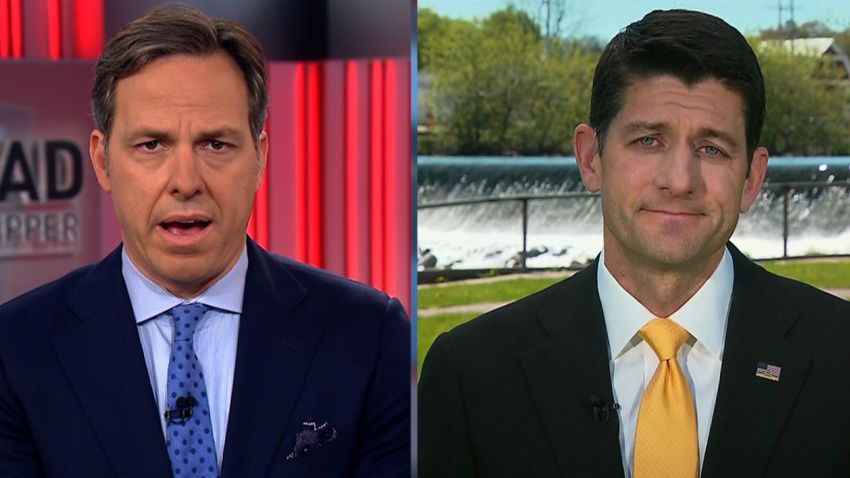 Paul Ryan Jake Tapper Split