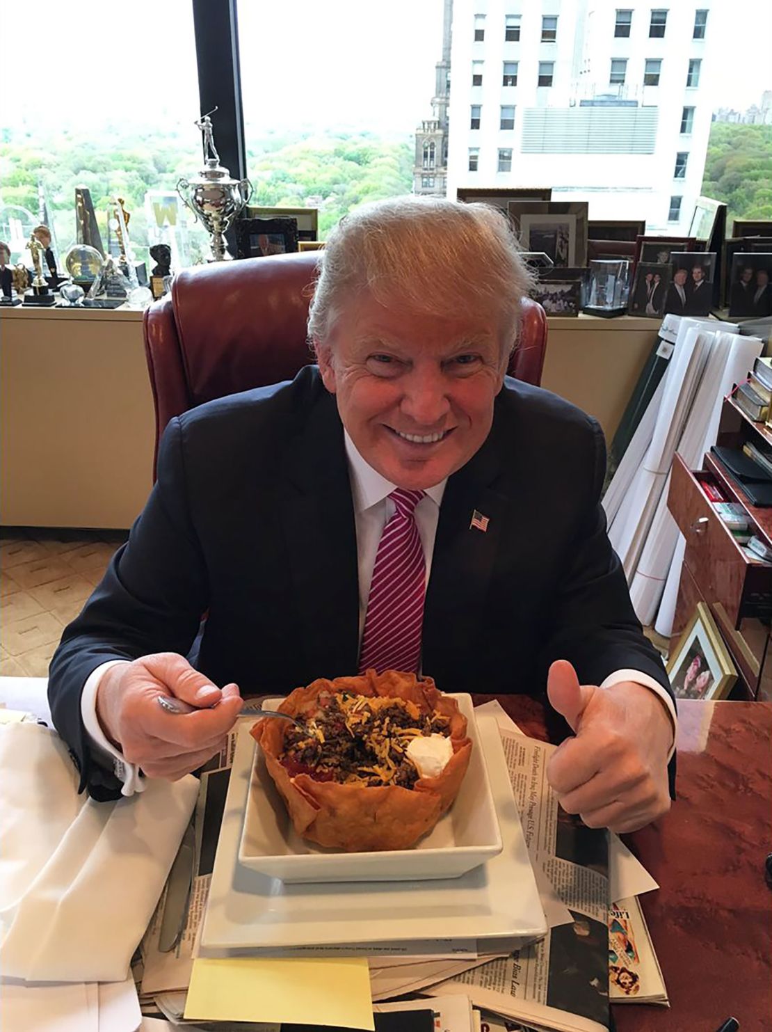 Trump originally posted this image on Twitter in 2016 with the caption: