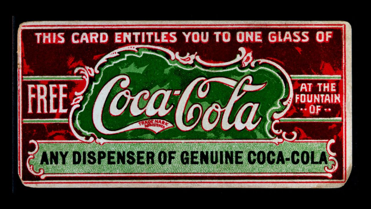 The soft drink Coca-Cola was first introduced on May 8, 1886. Here, a coupon offers a free glass of Coke in 1887. See how the company's advertisements have changed over the last 130 years.