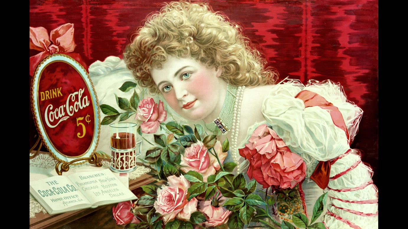 <strong>1900: </strong>Singer and actress Hilda Clark was the first celebrity to be featured in Coca-Cola advertising. Her likeness could be found on serving trays, signs, clocks, coupons and more.