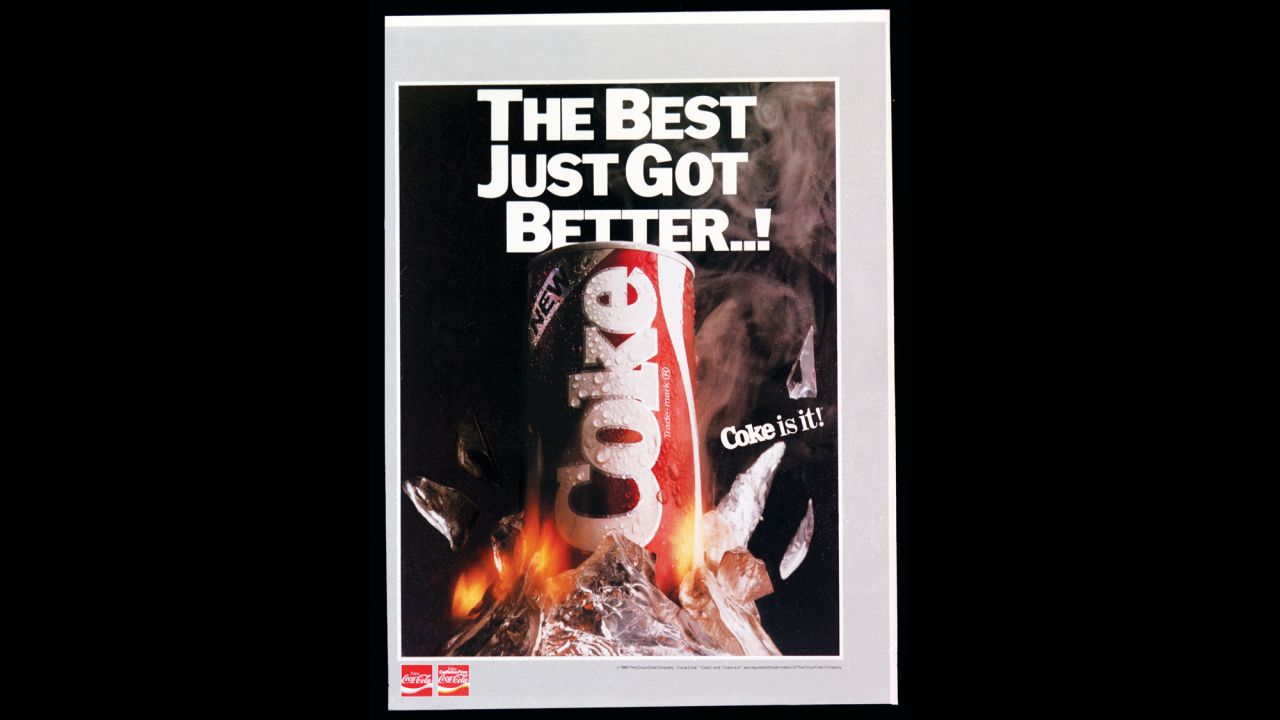 <strong>1985:</strong> Coca-Cola announces the introduction of "New Coke" -- a reformulation designed to re-energize sales in the United States. Consumers quickly voiced their distaste, and the company brought back original Coca-Cola just 79 days later.