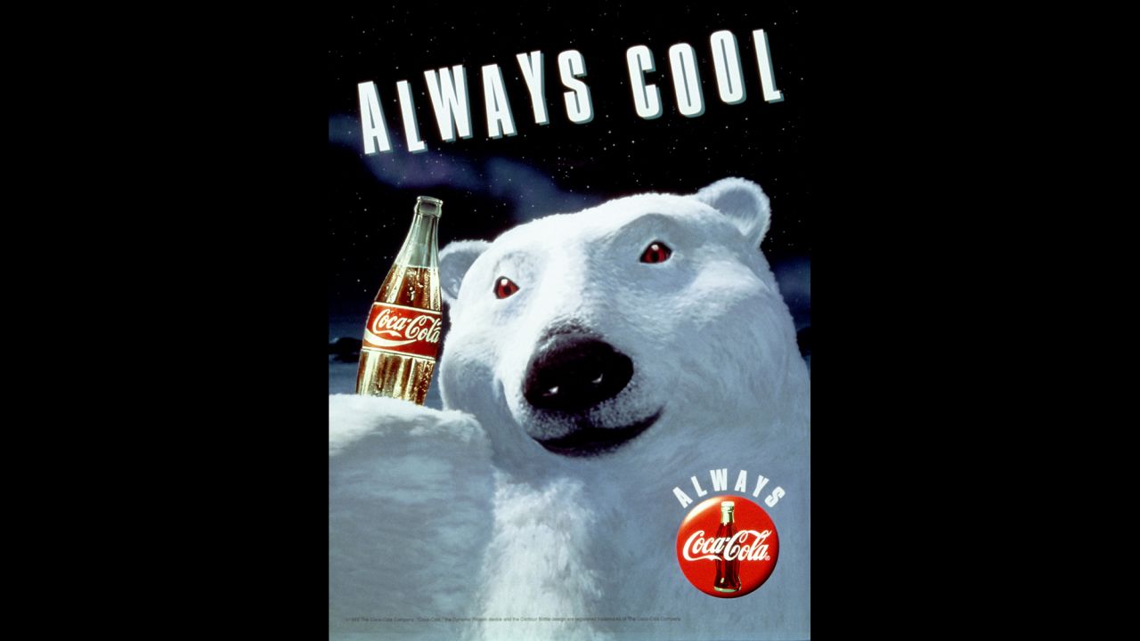 <strong>1993:</strong> Coca-Cola's animated polar bears debuted in 1993 as part of the company's "Always" campaign. They are often used in holiday ads.