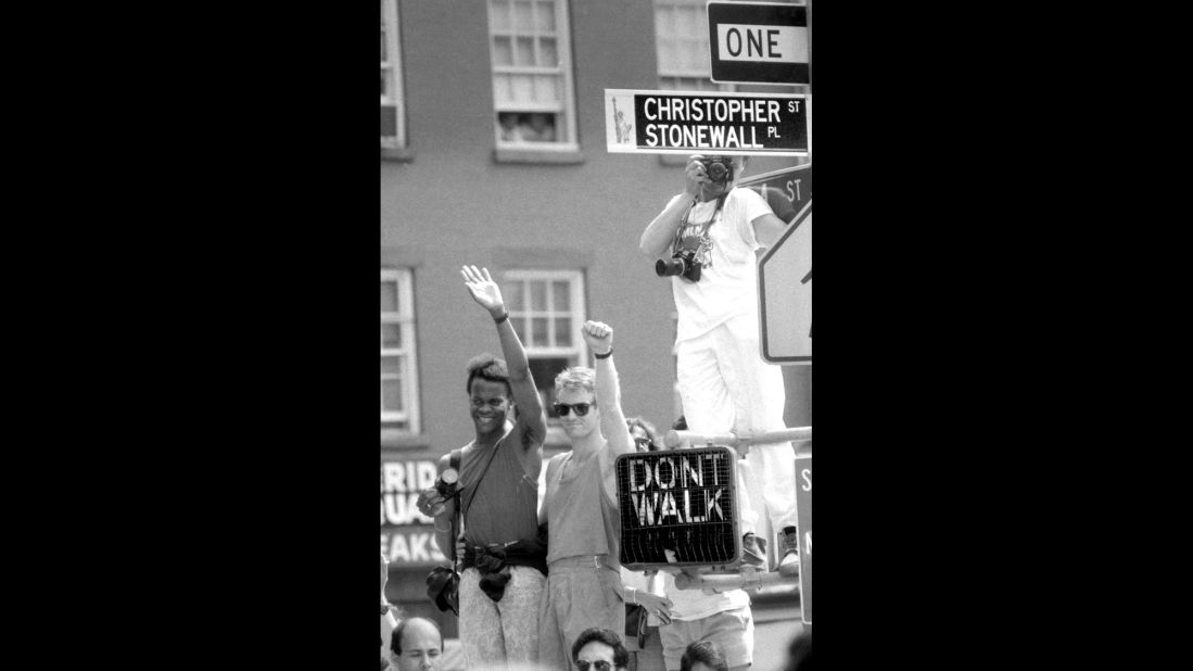 There were more protests in July of 1969, followed by the first gay and lesbian march from Washington Square to Stonewall. A 1989 march (shown here) celebrated the 20th anniversary of the riots. 