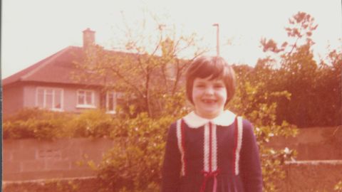 Caitriona Palmer seen at age 6.