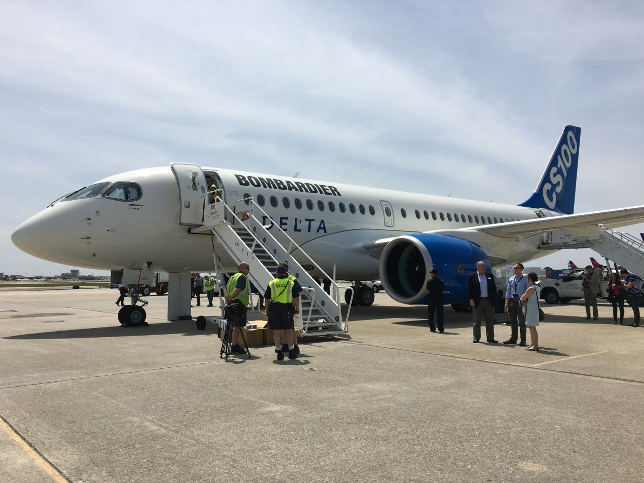 This family of aircraft, which includes the CS100 (pictured) and CS300 models, is Bombardier's attempt to break into the medium-sized airliner market and compete head-on with Boeing and Airbus.