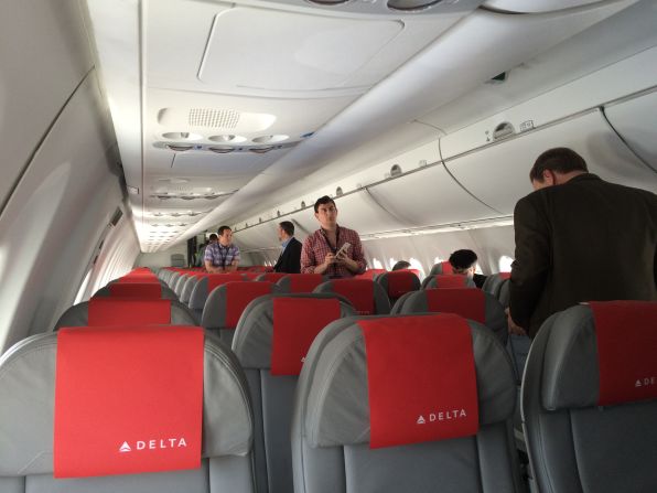 First Class seats in the CS100 will be configured 2-by-2, with the remaining classes in 2-by-3, Delta said.
