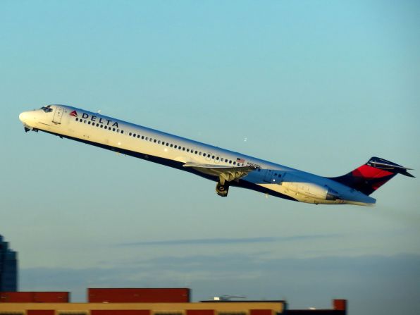 Delta plans to retire aging MD-88s from its fleet over the next five years, said Bastian. This one was built in 1987. 
