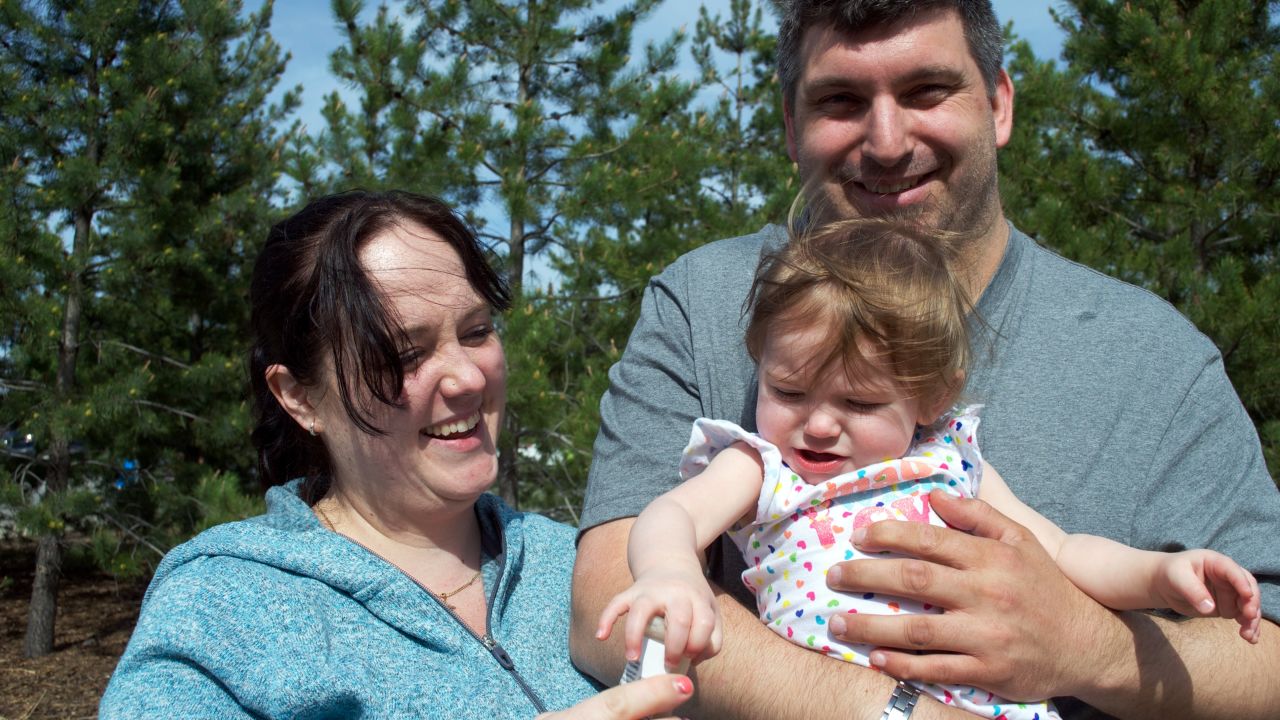 Morgan Elliott says the drive to Edmonton with his fiancée Cara Kennedy and their daughter Abigail was like a scene from a movie.