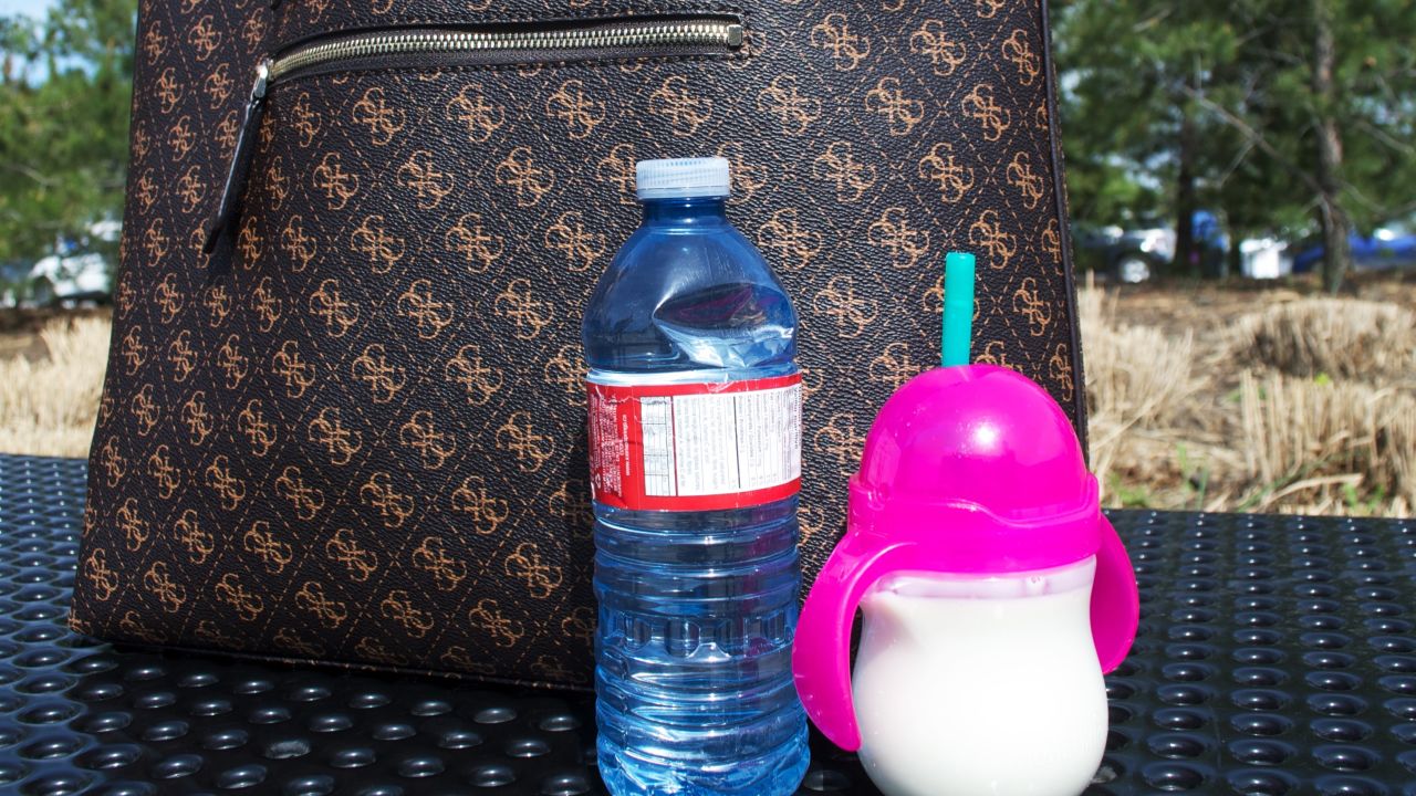 Cara Kennedy says she fled town only with her purse, some key documents and food and water for her baby.