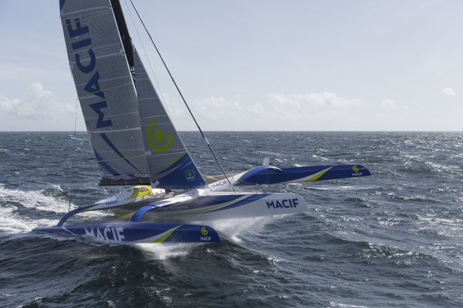 Trimarans of this size can now comfortably maintain speeds of 40 knots (46 miles per hour).