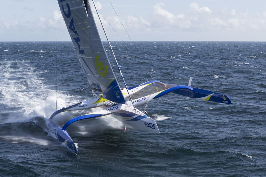 "The Transat bakerly, it is no longer what it was (waves, icebergs, biting winds)," <a href="http://www.thetransat.com/news/view/the-word-from-the-water" target="_blank" target="_blank">Gabart told the Transat website</a>. "I'm in Crocs and shorts! Considering the size of the Atlantic, how close we are is ridiculous."