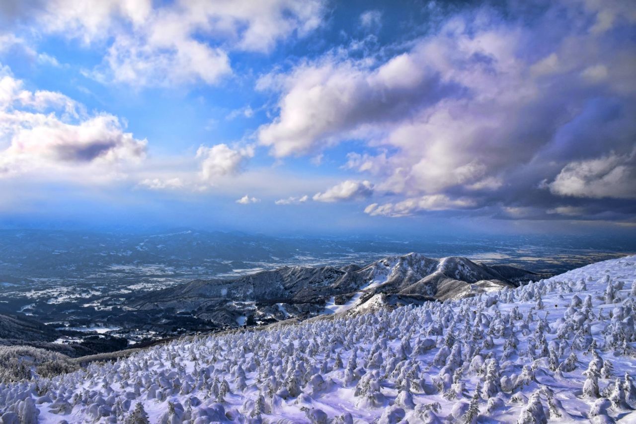 <strong>Zao Onsen Ski Resort (Yamagata prefecture):</strong> Tourists come to Tohoku's largest ski resort not only for the popular winter sport but also to trek, visit hot springs and see the famous "snow monsters," the result of mist freezing on the trees.