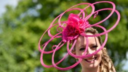 LOUISVILLE, KY - MAY 07:  Derby attendee poses during the 142nd Kentucky Derby at Churchill Downs on May 07, 2016 in Louisville, Kentucky.  (Photo by Mike Coppola/Getty Images for Churchill Downs)