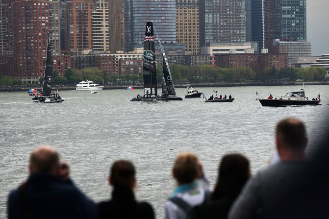 ORACLE Team USA finished second, followed by Groupama Team France, SoftBank Team Japan, Land Rover BAR and Artemis Racing.