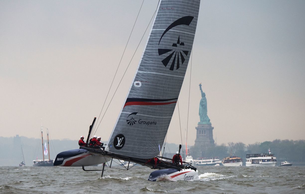 Organizers said there wasn't enough wind to stage a full card of racing on Saturday.