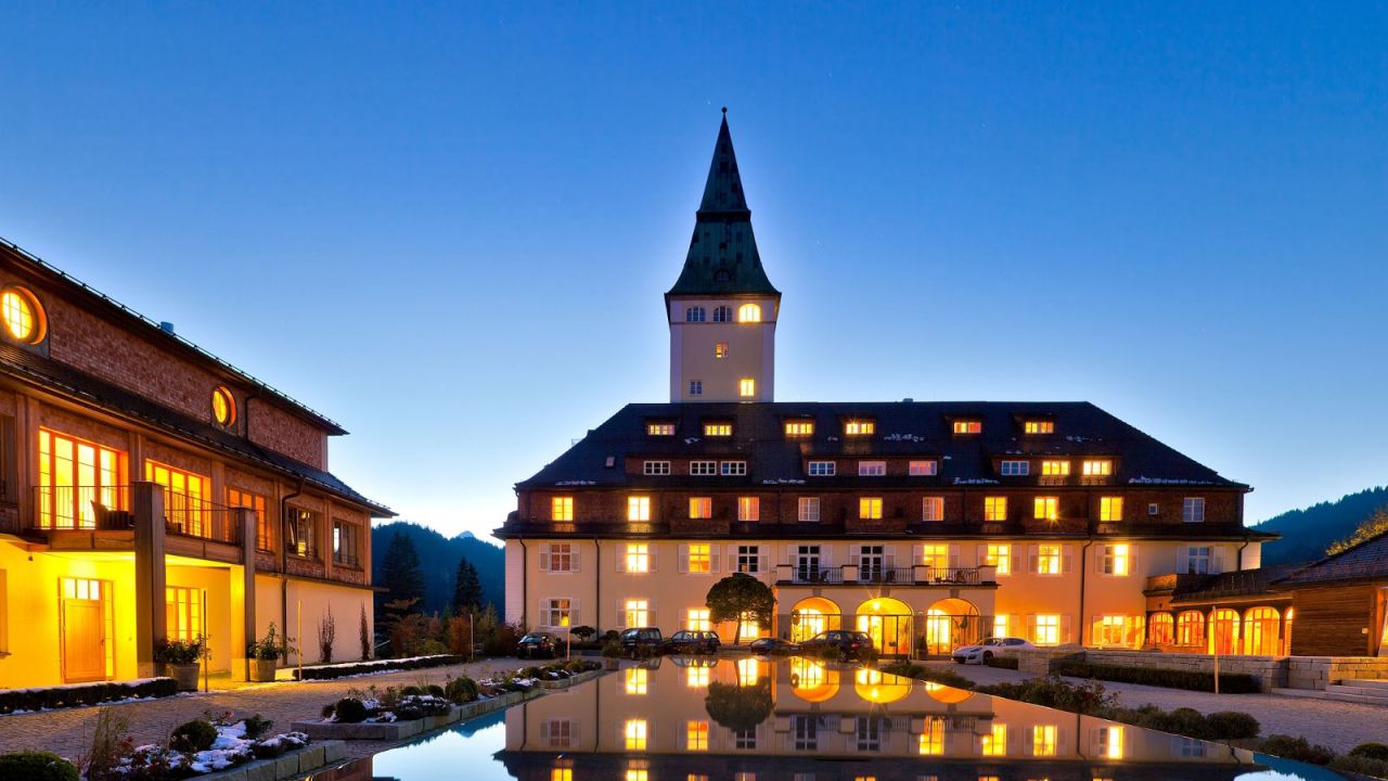 Comprising two separate hotels, Hideaway and Retreat, Schloss Elmau was originally founded as a sanctuary for creatives looking to escape the "outside world."