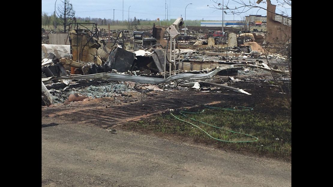 CNN's Dan Simon went on a tour of the area hit by the massive fire in Fort McMurray.