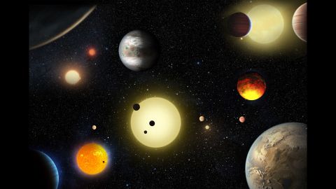 The Kepler mission has discovered 1,284 new planets. Of these newly discovered planets, nine orbit in the habitable zone of their star and nearly 550 are possibly rocky planets roughly around the same size as Earth.