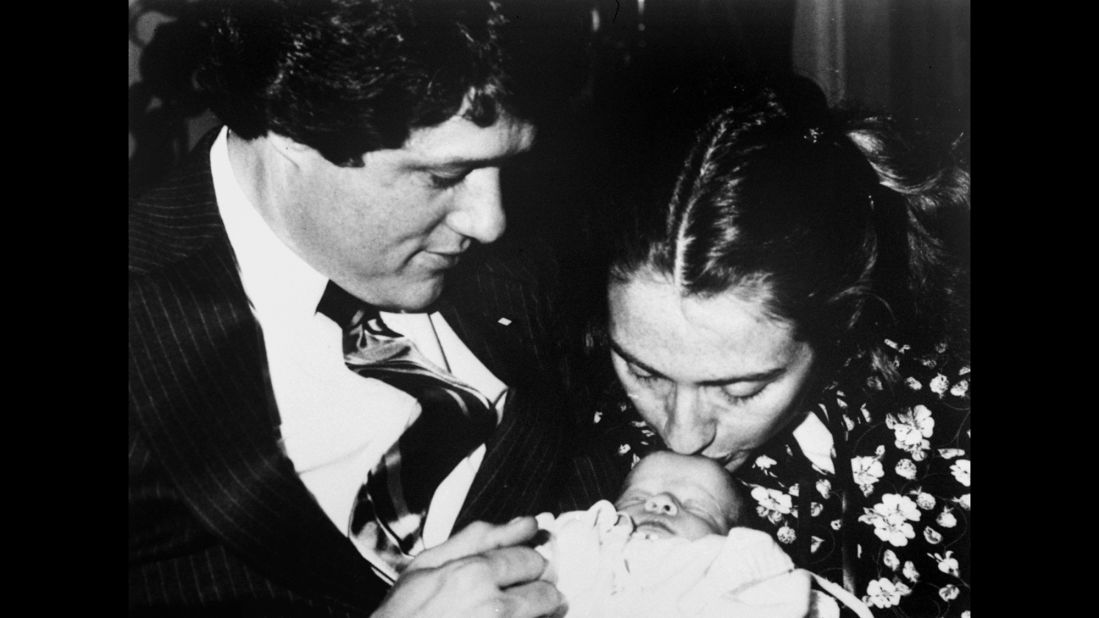 In 1975, Rodham married Bill Clinton, whom she met at Yale Law School. He became the governor of Arkansas in 1978. In 1980, the couple had a daughter, Chelsea.