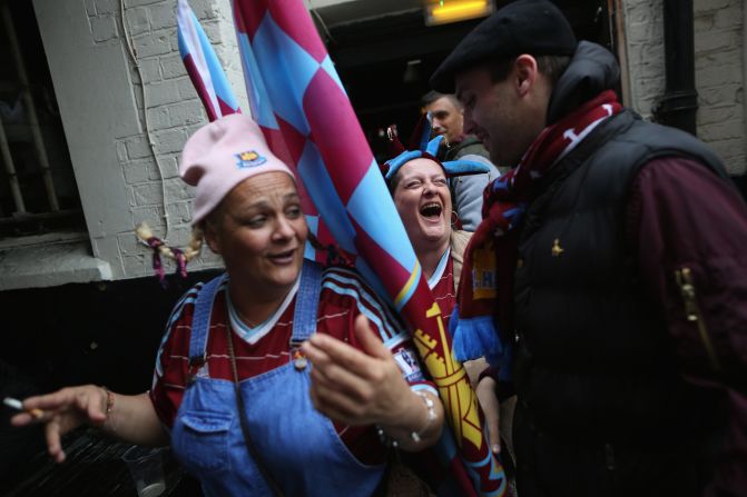 The Boleyn Pub is another popular meeting ground for fans. 