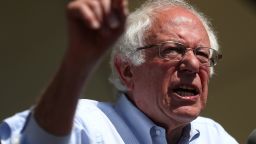 STOCKTON, CA - MAY 10:  Democratic presidential candidate Sen.Bernie Sanders (D-VT) speaks during a campaign rally on May 10, 2016 in Stockton, California. Sanders is campaigning in California ahead of the state's June 7th presidential primary.  (Photo by Justin Sullivan/Getty Images)