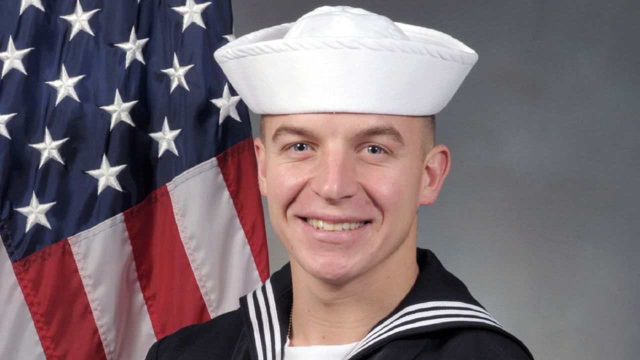 Navy SEAL student James Derek Lovelacedies during pool exercise | CNN