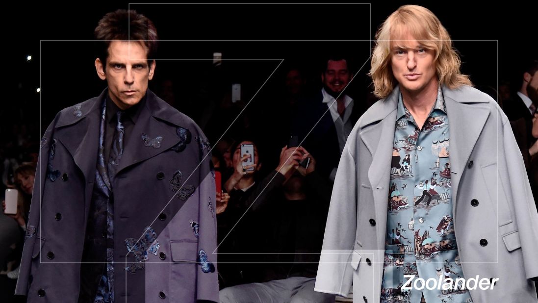 No film has so successfully aped the fashion industry as "Zoolander". Whether it was the inability of supermodels to turn in both directions or the vacuous nature of their lifestyles, Ben Stiller's moronic creation found resonance in a community not above self-ridicule. In the original the late, great David Bowie stood in as a referee for an underground catwalk battle, Milla Jovovich became a villain's enforcer and Donatella Versace, Claudia Schiffer and Tyson Beckford, amongst countless others, showed their faces. By the time a sequel was announced, with Ben Stiller and Owen Wilson appearing in character at Paris Fashion Week 2015, the industry was eating out of the palm of their hands, begging for a second helping of satire.