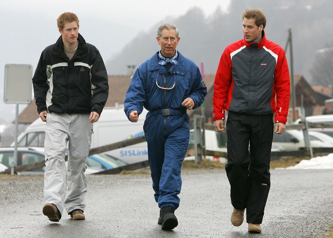 prince charles william harry klosters