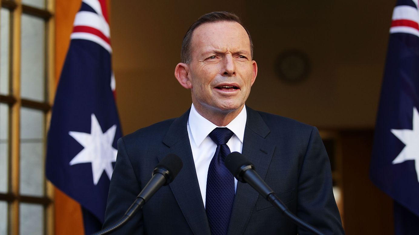 <strong>Tony Abbott:</strong> One of Australia's most controversial leaders in recent history, Abbott <a href="http://www.cnn.com/2015/09/14/asia/australia-tony-abbott-leadership-challenge/" target="_blank">was toppled in a leadership challenge</a> just two years into his role. After his final speech, Abbott ended his term with a tweet: "Thank you for the privilege of being Prime Minister. My love for this country is as strong as ever."