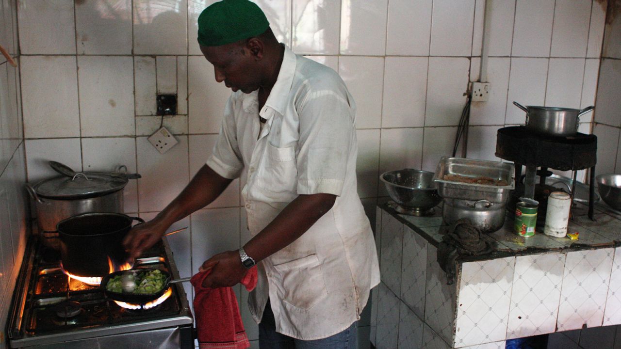 Mohamed Abdi has been working in the Oriental's kitchen for more than 10 years.