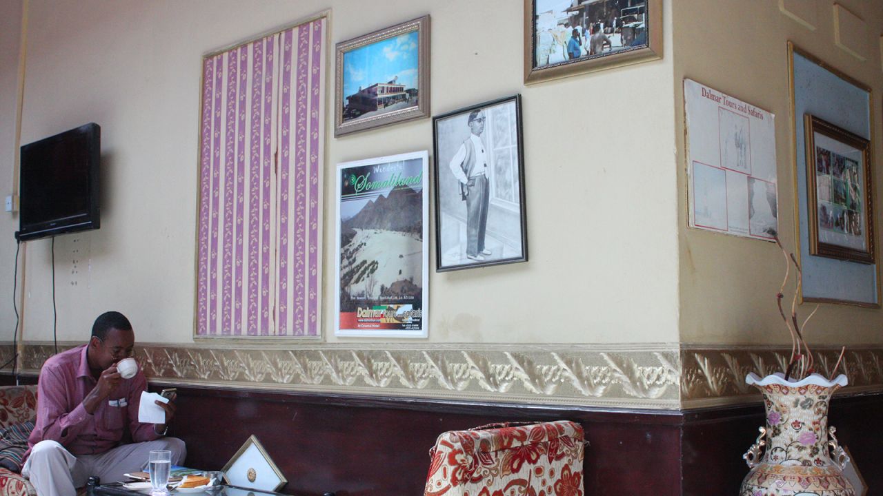 A collection of photos and pictures give a short history of the hotel and Somaliland. Posters proclaiming "Wonderful Somaliland, the newest tourist destination in Africa" might not be entirely accurate, but they hint at what might be if Somaliland gains international recognition.