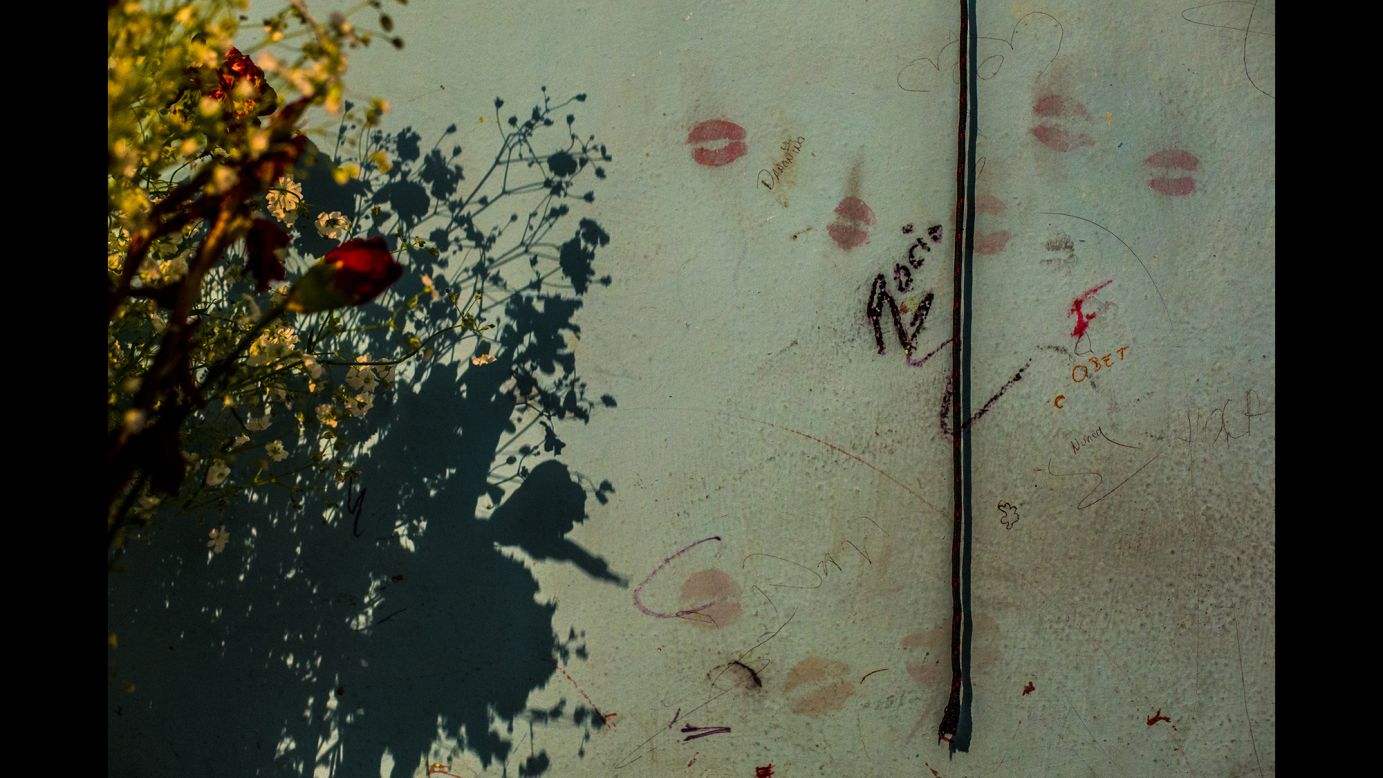 Lipstick and graffiti mark the room of Rocio, a 15-year-old who disappeared in November.
