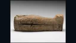 The  immaculate wooden coffin, which holds the youngest discovered Egyptian mummy, dates to around 664-525 BC. 