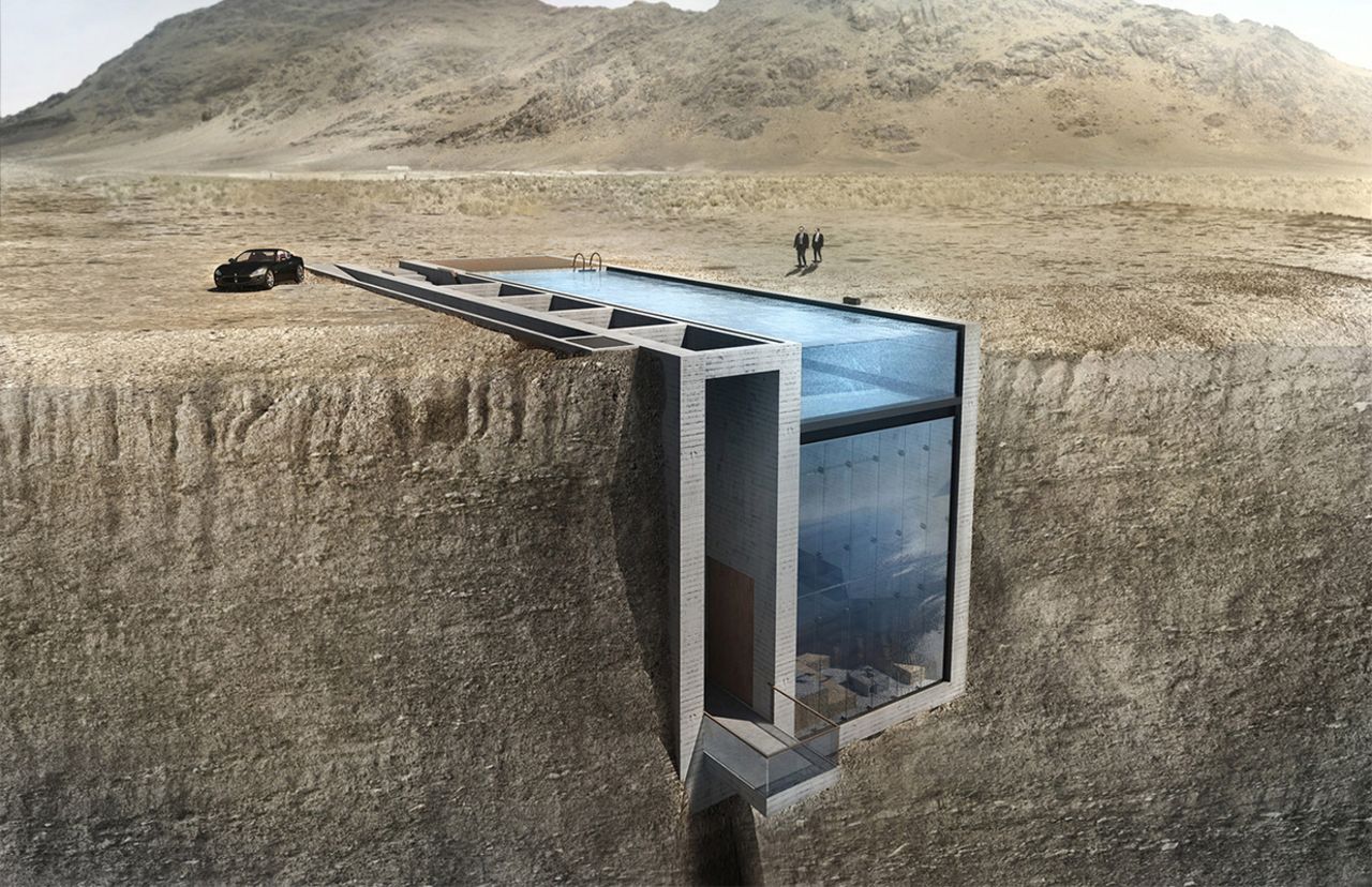 It may seem the stuff of Bond films, but this submerged house inside a Beirut cliff-edge has been given the go-ahead. Initiated by OPA Open Platform for Architecture continued through LAAV Architects, the project is backed by Lebanese entrepreneur Alex Demirdjian. 