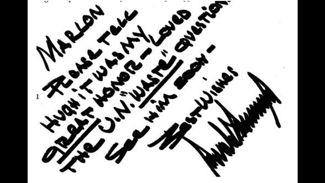 trump handwriting twitter