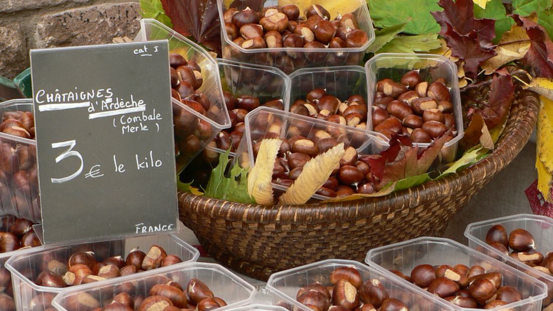 Ardeche is France's biggest producer of chestnuts, a status it celebrates with this annual festival. 