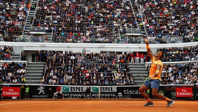 Even though he lost to nemesis Novak Djokovic in Rome, some would say it was still a positive match for Nadal since he ran the dominant No. 1 close, 7-5 7-6 (7-4).