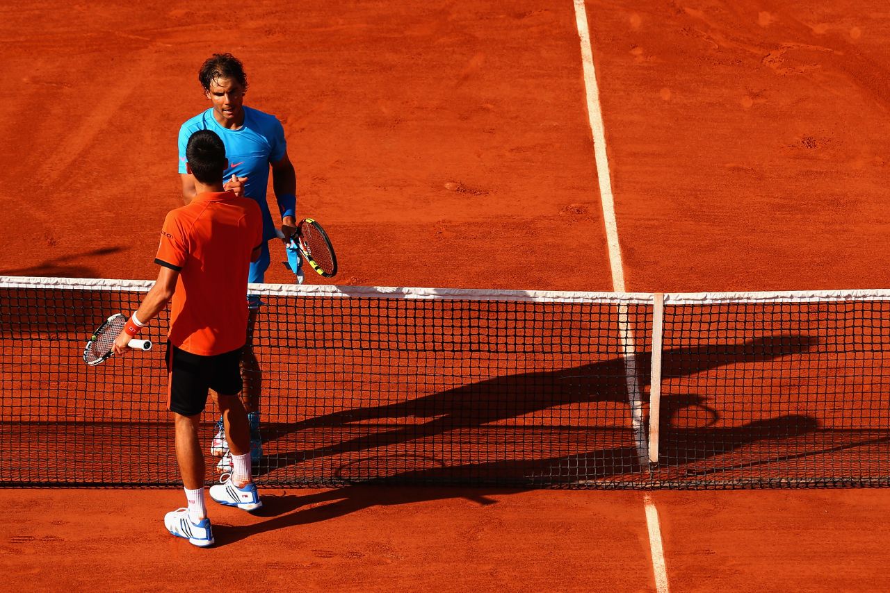 When they met at the French Open last year, Djokovic became only the second player to defeat Nadal at Roland Garros. 